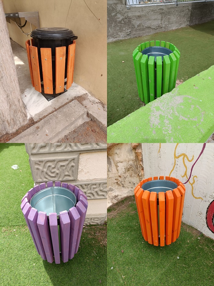 אשפתונים בצבעים