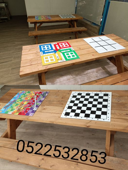 שולחנות קק"ל בתוספת לוחות משחק