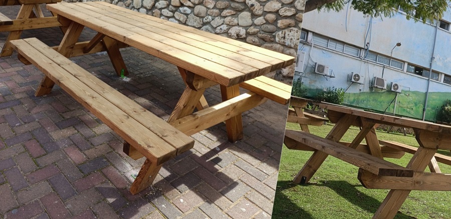 שולחנות קק"ל אורך 1.8מ'