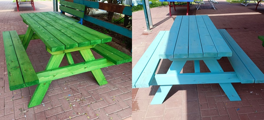 שולחנות מעץ לבתי ספר